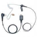 Basic One Wire Covert Earpiece for Motorola 2 pin