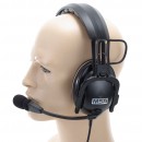 Active Cut-Off Ear-Defenders for Radio. (Headband)