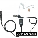 One Wire Covert Earpiece with QX plug.