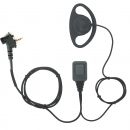 Basic D Shape Earpiece Mic & PTT for MTH650 and MTH800
