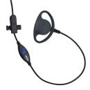McKay D Shape earpiece with Mic and PTT