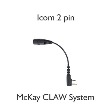 MK-CLAW-IS | McKay  Icom 2 pin screw down CLAW 3803