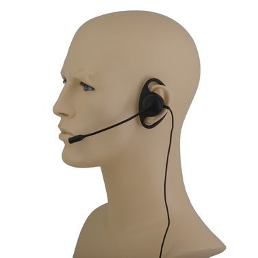 DBT-S | Basic D Shape Earpiece with Boom Mic