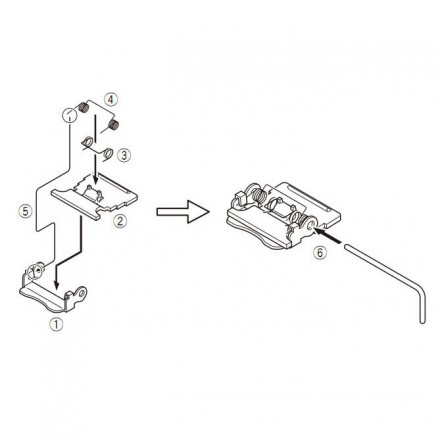 Kenwood Battery Clip Latch