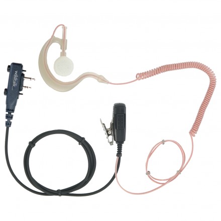 Clear Hook G shape earpiece for ICOM