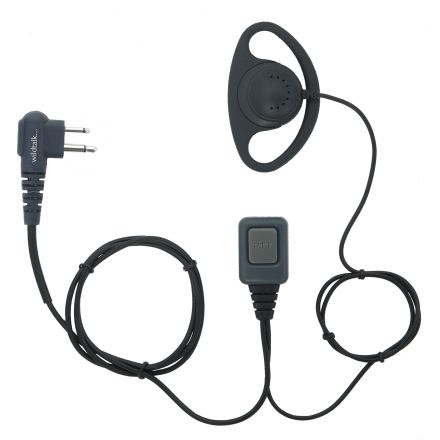 D shape earpiece for Motorola