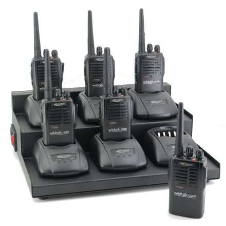 Six Way Radio Charger Rack for Kenwood