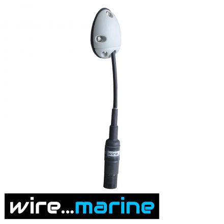 Low profile user port for Marine intercom