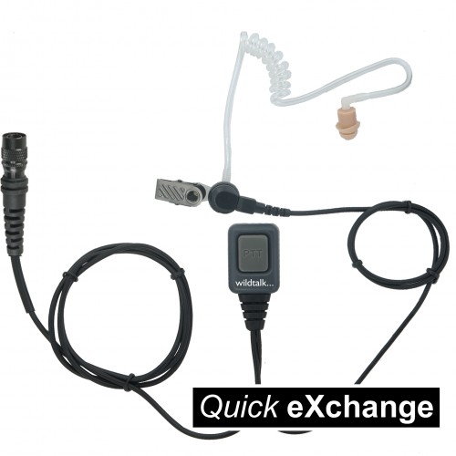 TCC-1W-QX | One Wire Covert Earpiece with QX plug.