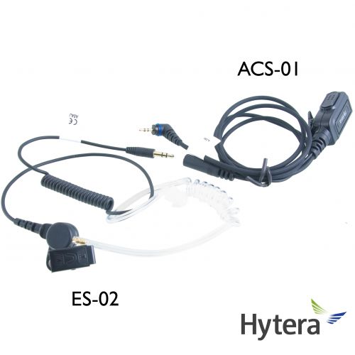 TCC-ACS-PD3 | Covert Earpiece Hytera PD3 ACS-01+ES-02