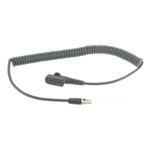 PEL-CURLY-FLX2-PD7 | Cable for  Peltor FLX2 and Hytera PD705