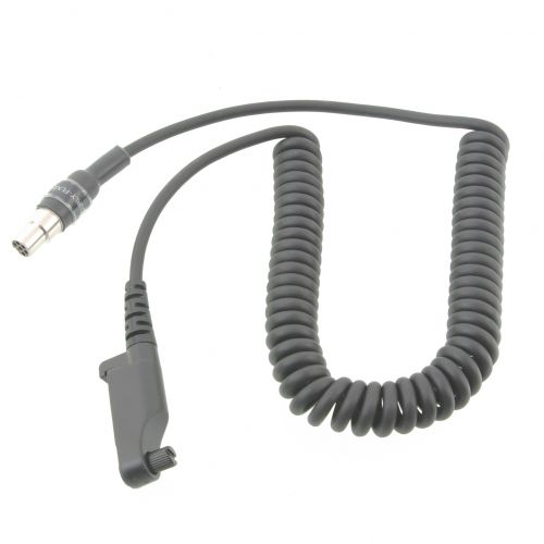 PEL-CURLY-FLX2-PD6 | Cable for  Peltor FLX2 and Hytera PD605