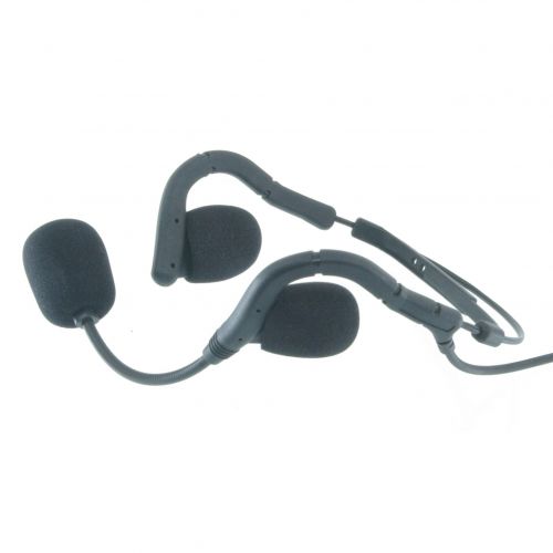 BBV2-XLR | Behind-the-head Headset with twin speakers and boom Mic for beltpacks