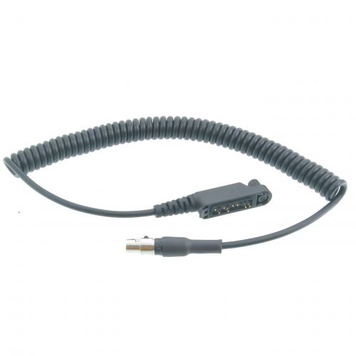 PEL-CURLY-FLX2-C6 | Cable for  Peltor FLEX2 Caltta PH600 and similar