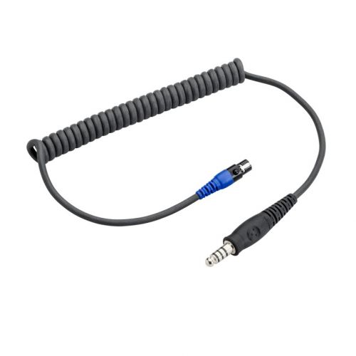 PEL-CURLY-CH3-FLX2-200 | Cable for  Peltor FLX2 Non-PTT Headsets