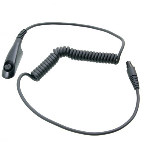 PEL-CURLY-FLX2-M2 | Cable for  Peltor FLX2 and Motorola GP340