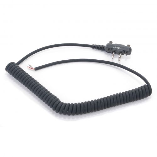 CURLY-IS | Icom Screw Down Plug Curly Cable