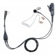 Covert earpiece for Icom push in plug.