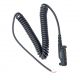 Curly cable for Hytera PD605 and X1