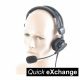 Single sided headset for all radios